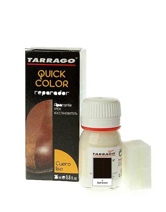 TARRAGO Краситель 25мл для кожи и текстиля Quick Color т-коричневый (dark brown)