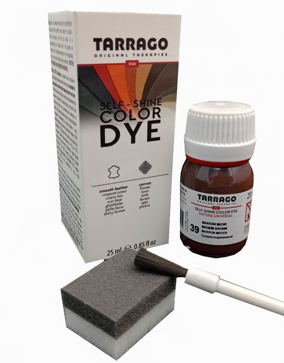 TARRAGO Краситель 25мл для кожи и текстиля Color Dye средне-коричневый (medium brown)