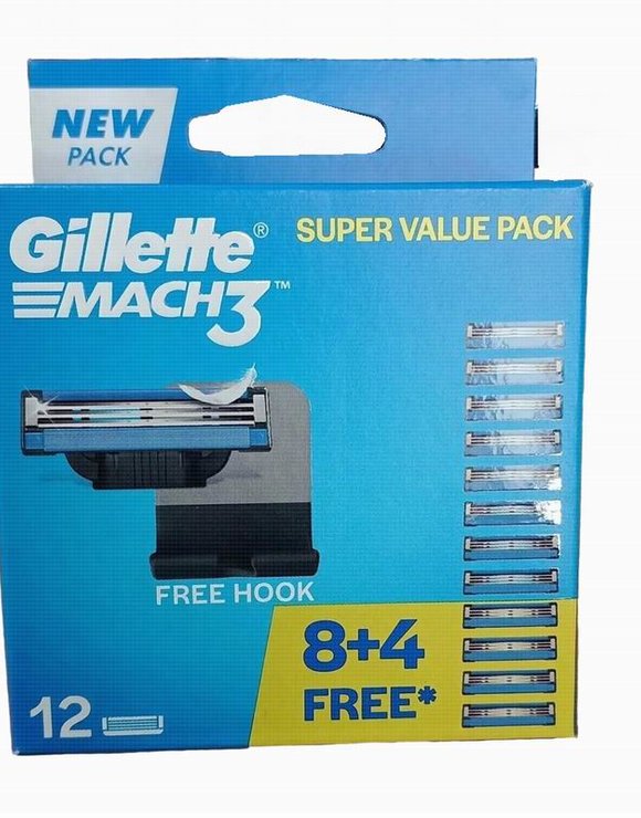 Кассеты сменные 8шт для станка Gillette Mash 3