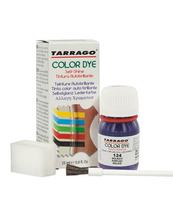 TARRAGO Краситель 25мл для кожи и текстиля Color Dye темно-фиолетовый(purplish)