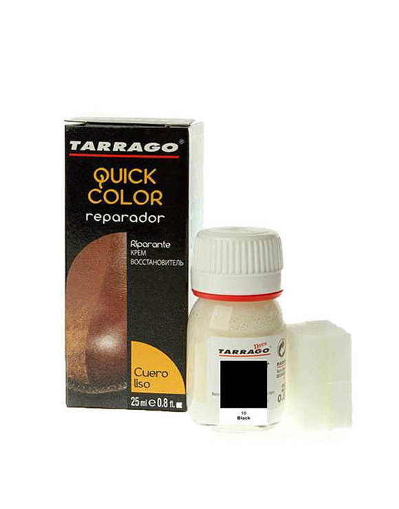 TARRAGO Краситель 25мл для кожи и текстиля Quick Color черный (black)
