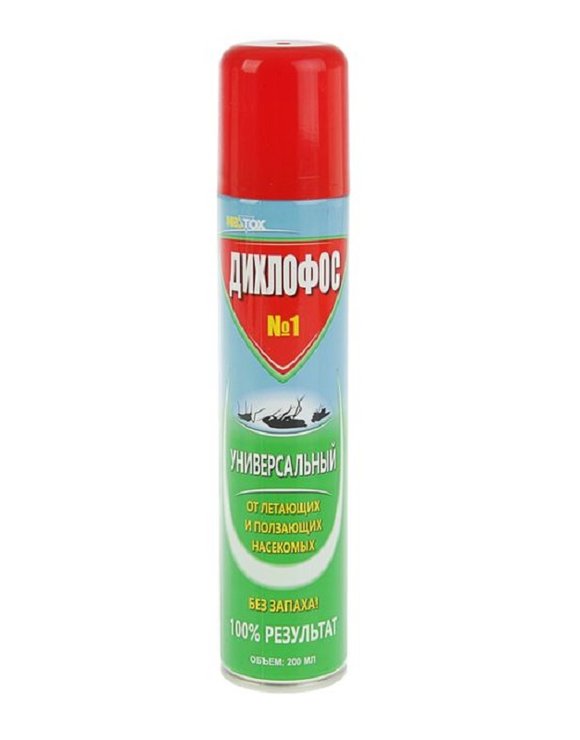 NEOTOX  Дихлофос 200мл Универсальный №1 от всех насекомых, без запаха (24)