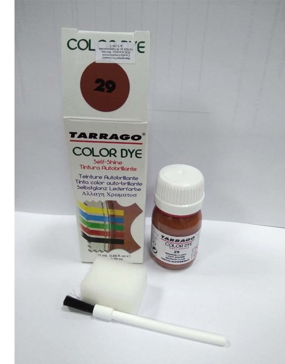 TARRAGO Краситель 25мл для кожи и текстиля Color Dye св-коричневый (light brown)