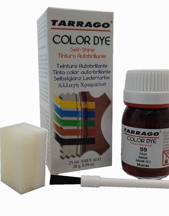 TARRAGO Краситель 25мл для кожи и текстиля Color Dye изюм (raisin)