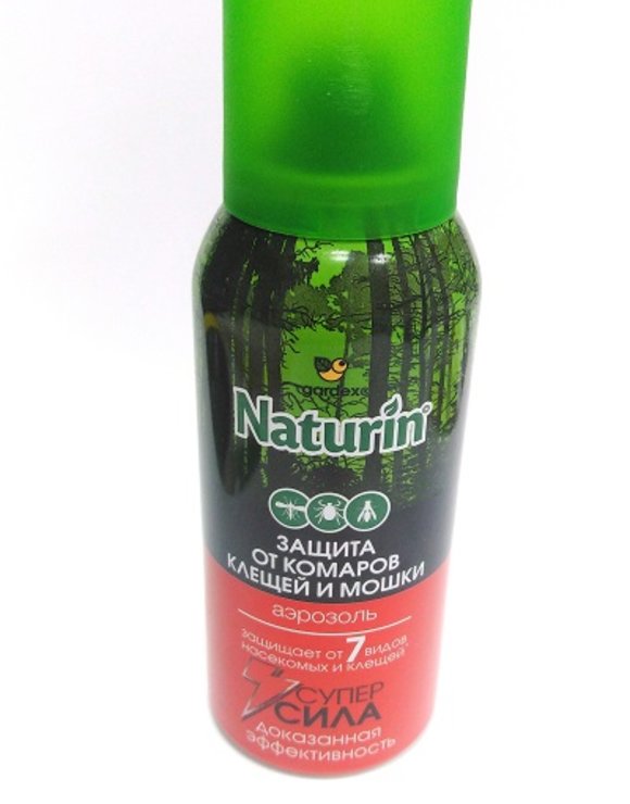 Gardex Natural Аэрозоль 150мл (109гр) Супер сила от 7 видов насекомых и клещей  (24)