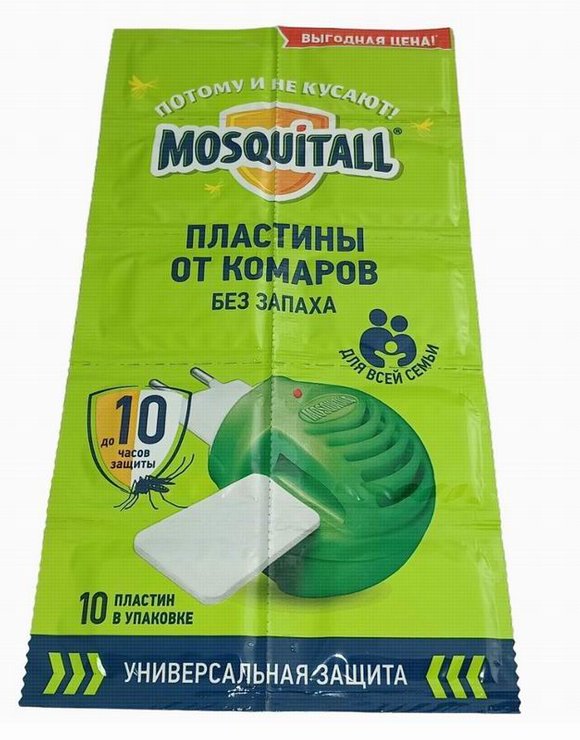МОСКИТОЛ Пластина от комаров без запаха Универсальная Защита от 48шт -32