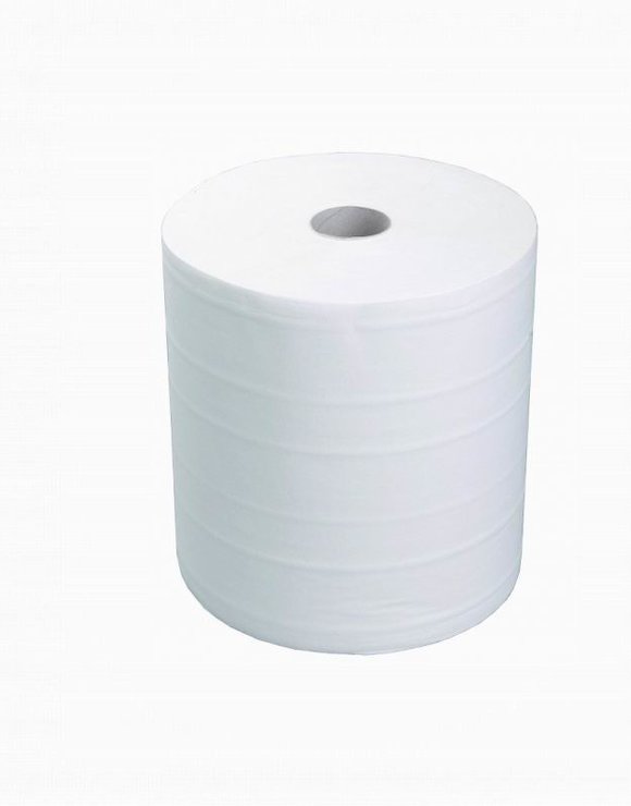 Полотенца бумажные рулон 1-шт 150м 2-сл белые (6)