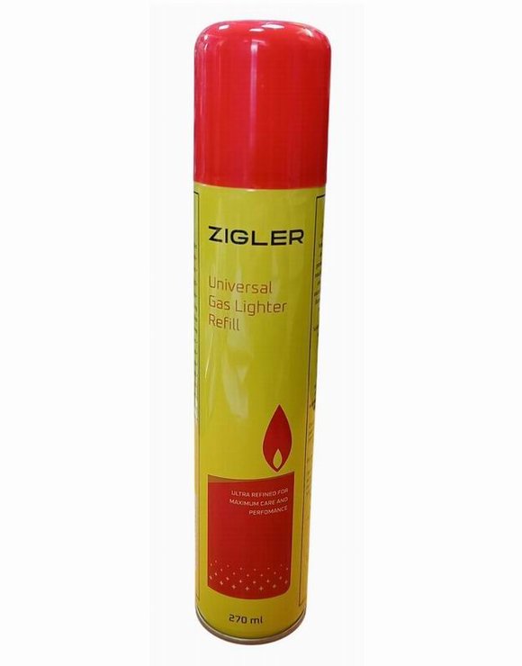 Газ для зажигалок 270мл с насадками ZIGLER (36)