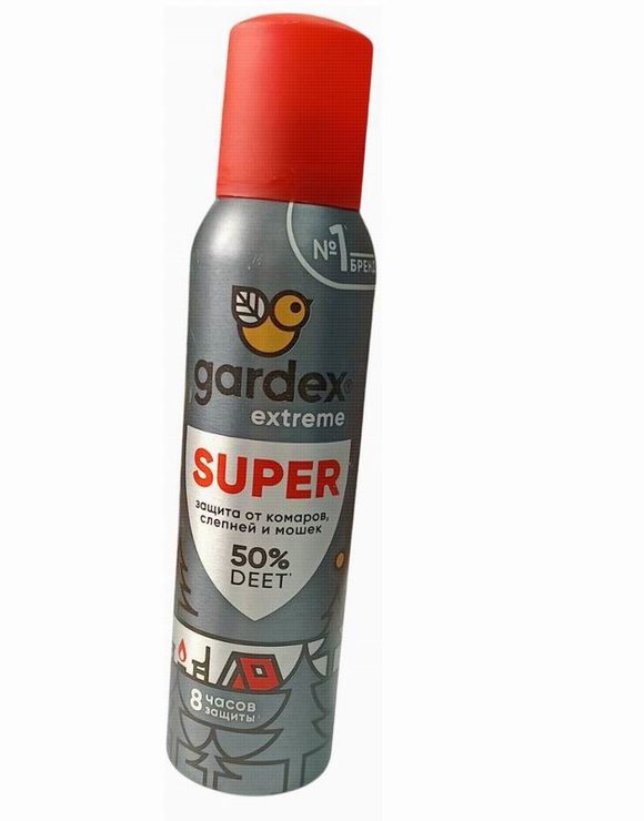 Gardex Extreme Аэрозоль-репеллент SUPER 150мл (113г) от комаров, мошек, и др.(24)