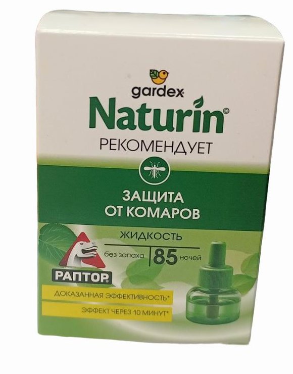 РАПТОР Naturin Жидкость 85ночей от комаров без запаха (24)