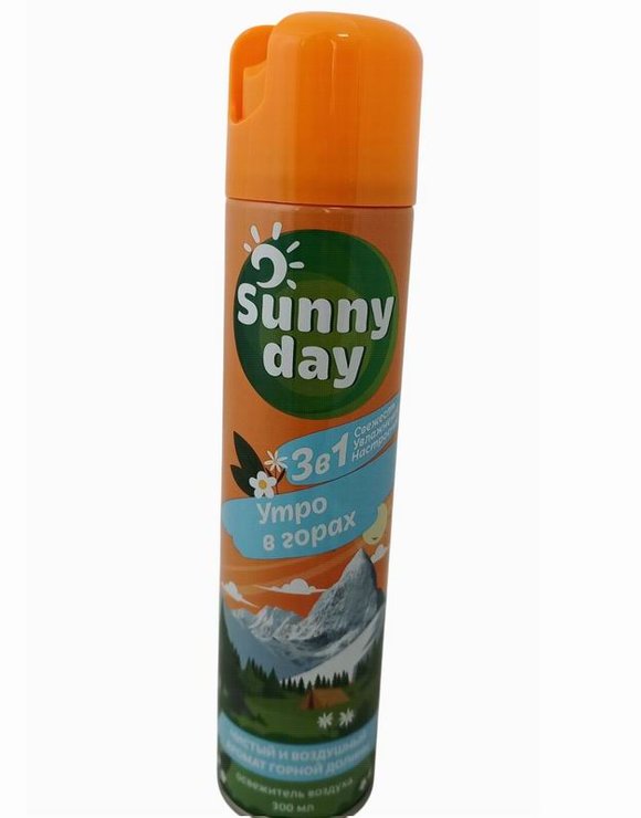 Освежитель воздуха УТРО В ГОРАХ 300мл (200гр) Sunny Day (12)