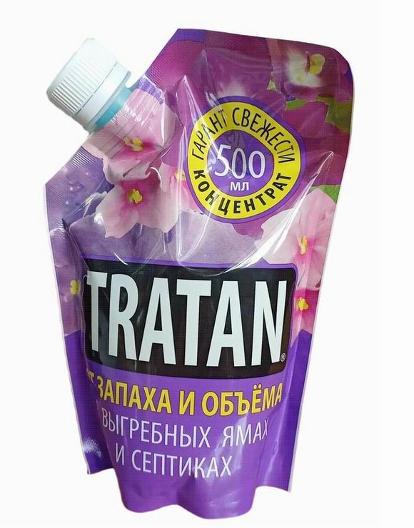 Биосостав 0,5л от запаха и уменьшение объема выгребных ям ТРАТАН