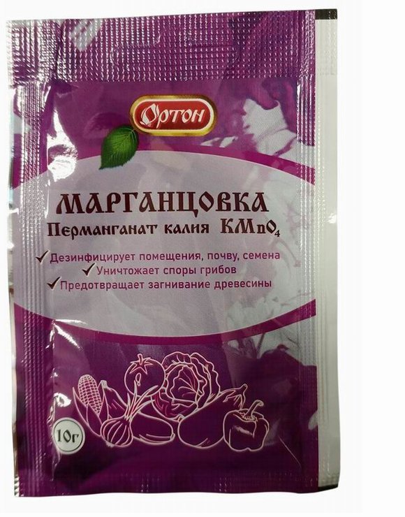Марганцовка 10гр Пергамент калия Ортон (100)