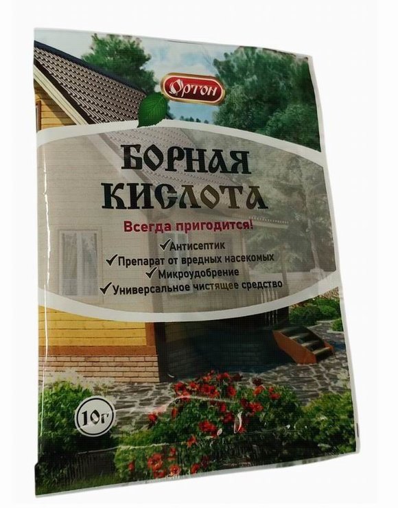Борная кислота 10гр Ортон (100)