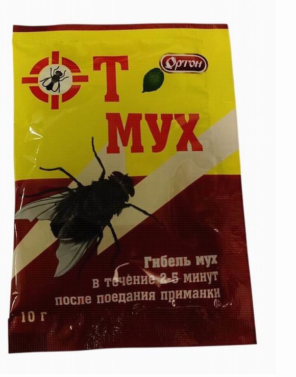 Приманка ОТ МУХ 10гр Ортон (100)