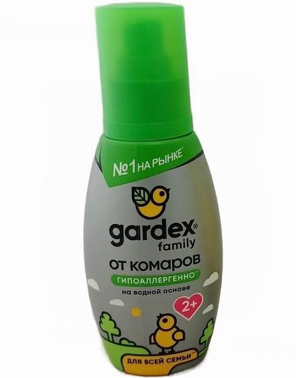 Gardex Family Спрей от комаров 100мл Гипоаллергенно. с 2лет для всей семьи (12)