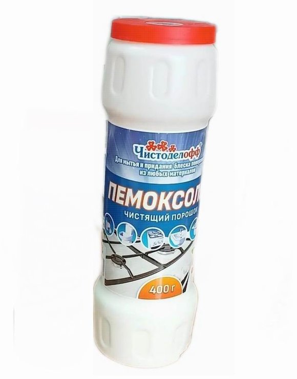 Чистоделофф Порошок 400гр чистящий ПЕМОКСОЛЬ Лимон сода-эффект (20) ЧЗ