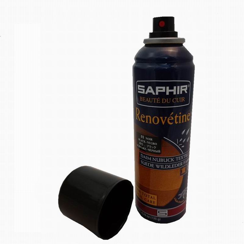 САПФИР Аэрозоль для замши 200мл черный (black) Renovetine Diam Nubuck