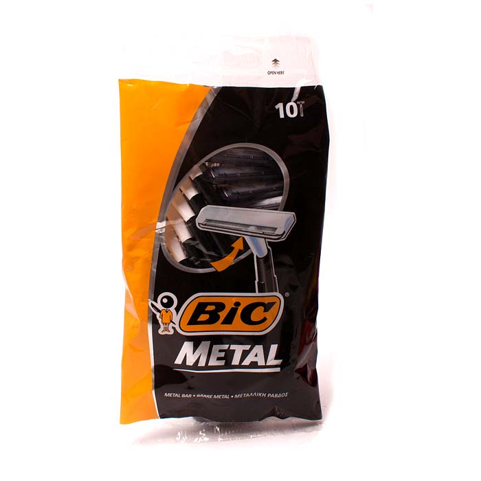 Станки одноразовые 10шт Bic метал (20)