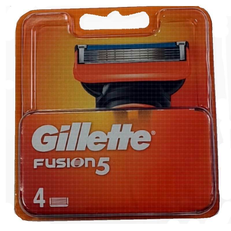 Кассеты сменные 4шт для станка Gillette Fusion