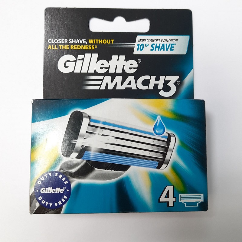 Кассеты сменные 4шт для станка Gillette Mash 3