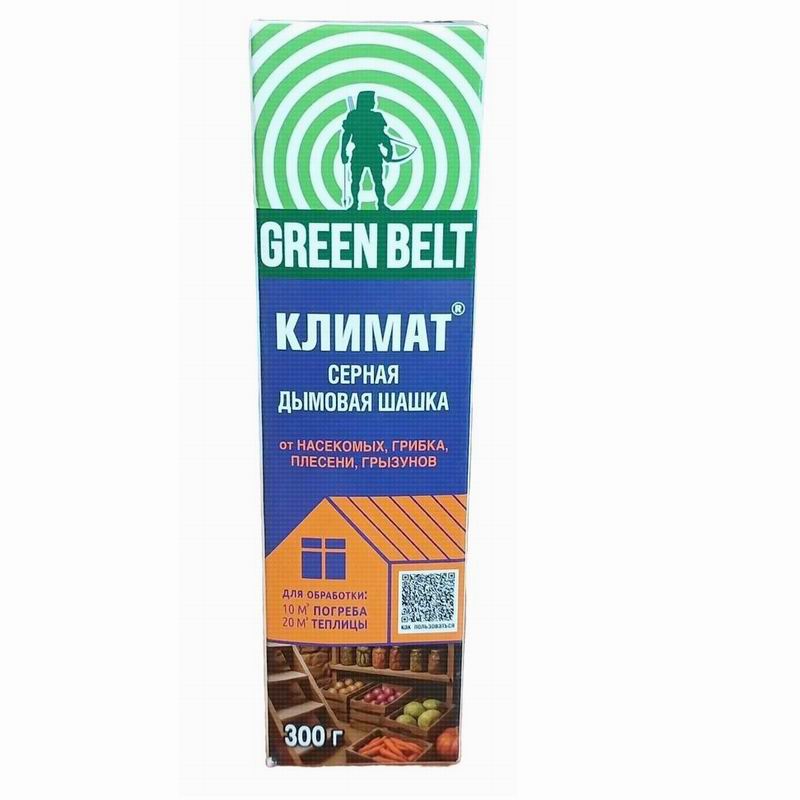 Шашка 300гр серная КЛИМАТ от плесени,грибков GREEN BELT (40)