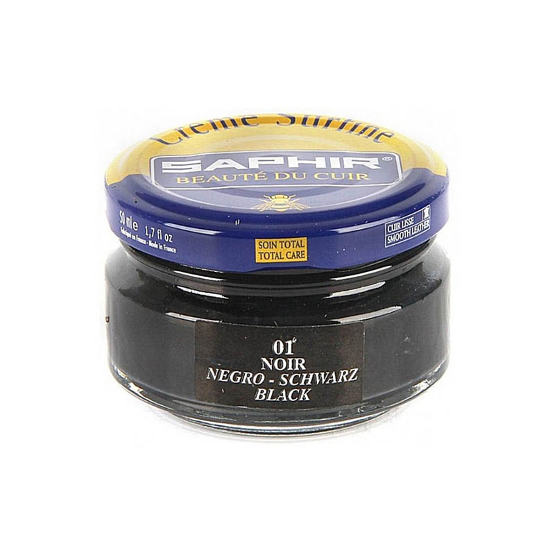 САПФИР Крем для кожи 50мл Creme Surfine черный (black)