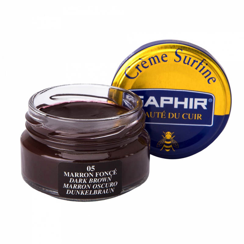 САПФИР Крем для кожи 50мл Creme Surfine темно-коричневый (dark brown)