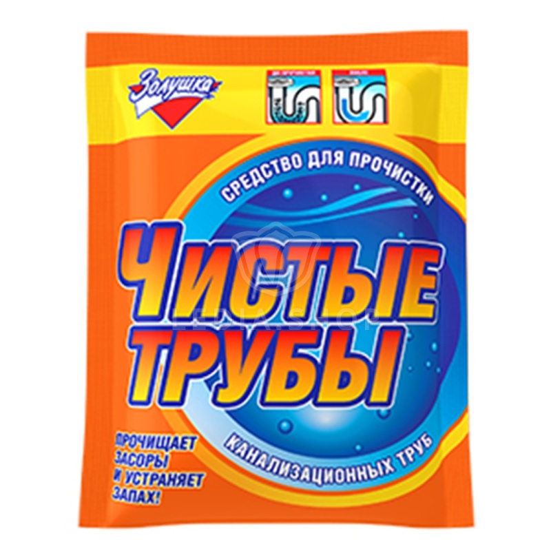 ЗОЛУШКА Чистые трубы 90гр (оранж) для прочистки канализационных труб (24) ЧЗ