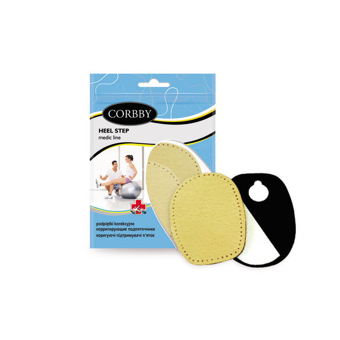 CORBBY Подпяточник натур.кожа Heel Step женс. клин.корре