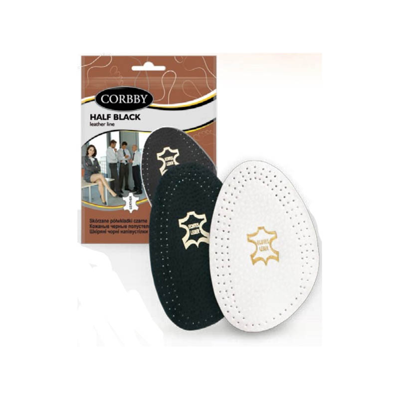 CORBBY Полустельки натур. кожа Half black 41/42