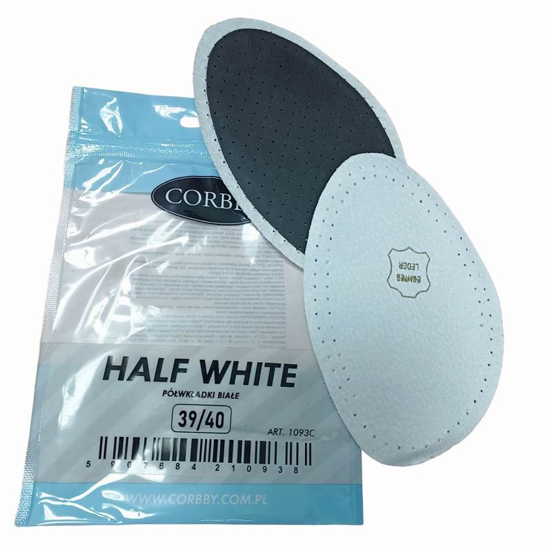 CORBBY Полустельки натур. кожа Half white 39/40