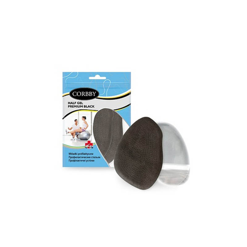 CORBBY Полустельки гелевые Half gel premium black