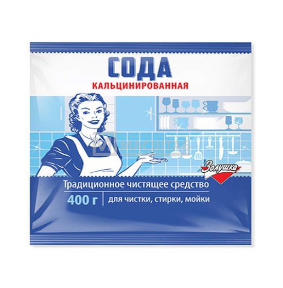 ЗОЛУШКА Сода 400гр кальцинированная в пп (10)