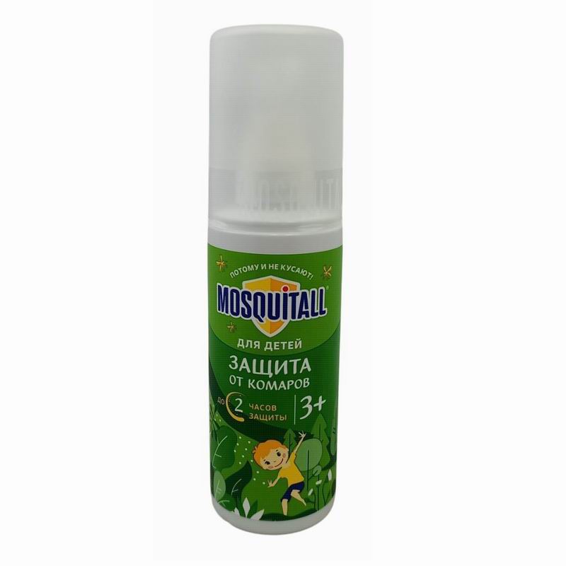 MOSQUITALL Спрей 100мл от комаров Нежная защита (12) Без скидок