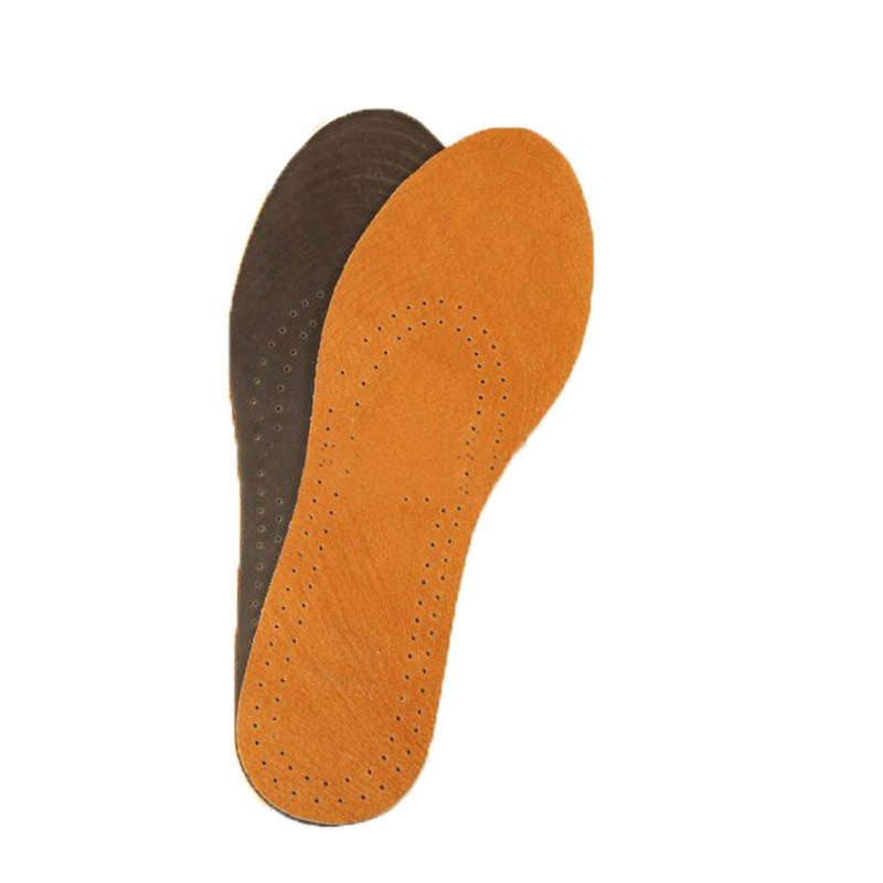 OLVIST Стельки р.36/46 LEATHER CARBON кожаные, повседневные, Коричневые