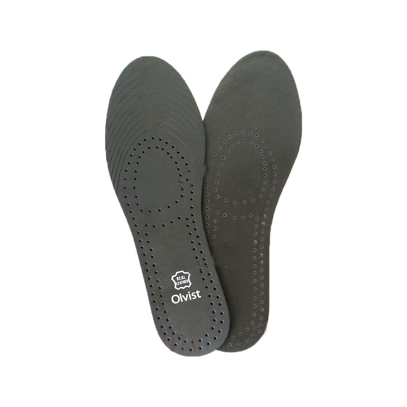 OLVIST Стельки р.36/46 LEATHER CARBON кожаные, повседневные ,Черные