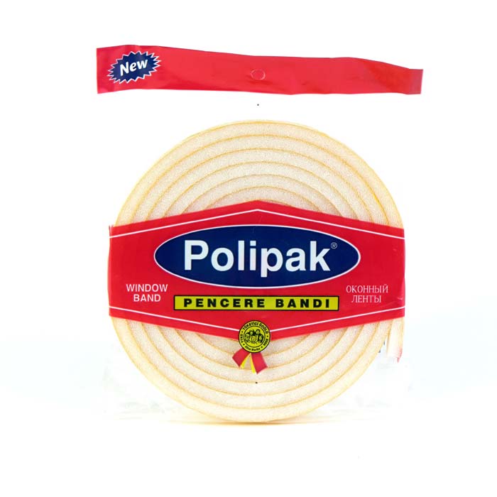 Уплотнитель 10,8м POLIPAK оконный 8*8мм Без скидок