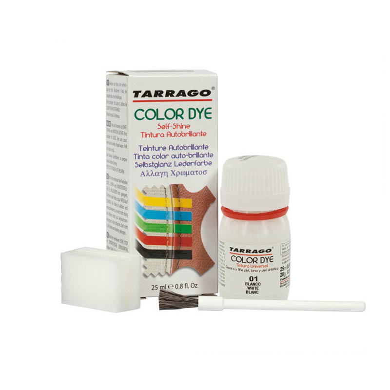 TARRAGO Краситель 25мл для кожи и текстиля Color Dye белый (white)