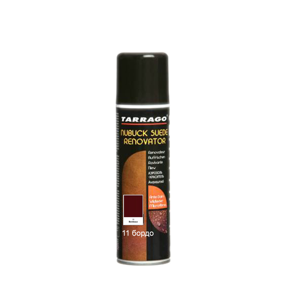 TARRAGO Аэрозоль для замши 250мл бордовый Nubuck Suede Renovator