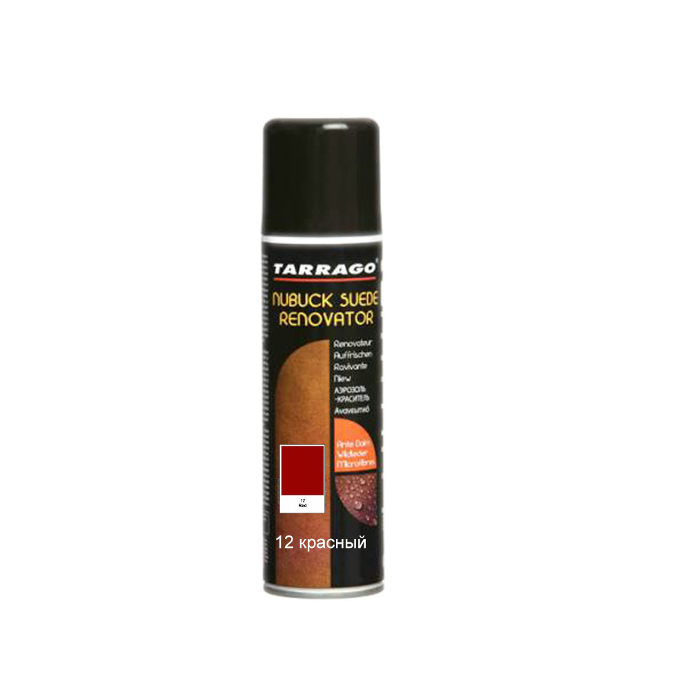 TARRAGO Аэрозоль для замши 250мл красный Nubuck Suede Renovator