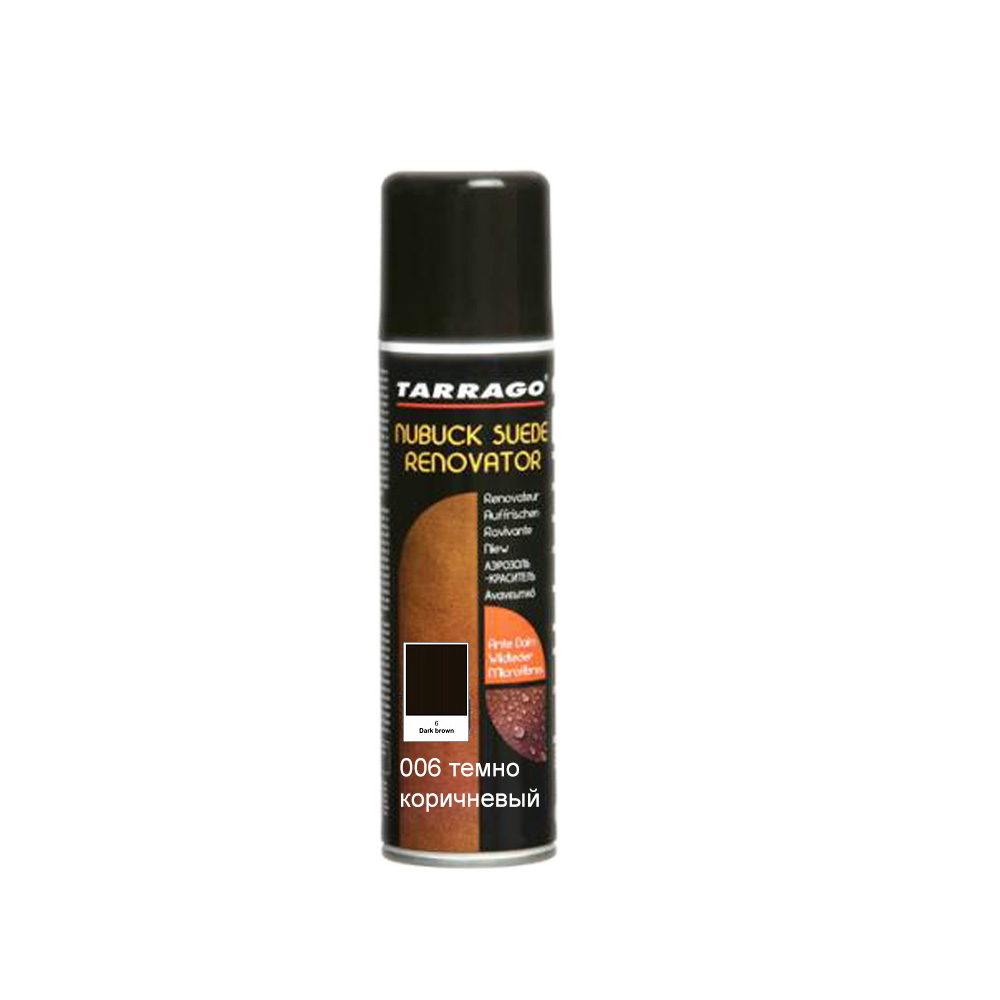 TARRAGO Аэрозоль для замши 250мл темно-коричневый Nubuck Suede Renovator
