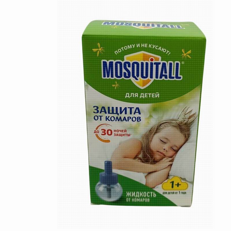 MOSQUITALL Жидкость 30ночей (30мл) от комаров Нежная Защита (12)