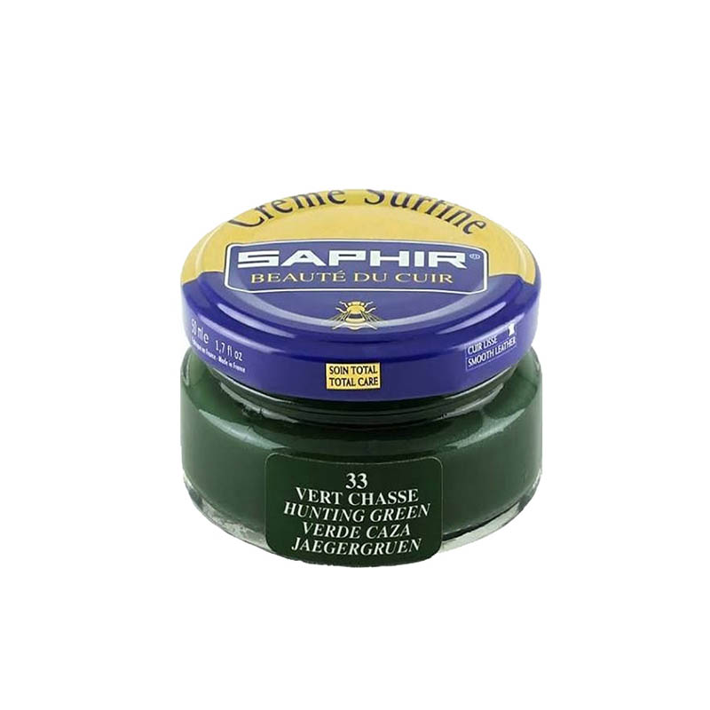 САПФИР Крем для кожи 50мл Creme Surfine болотный (hunting green)