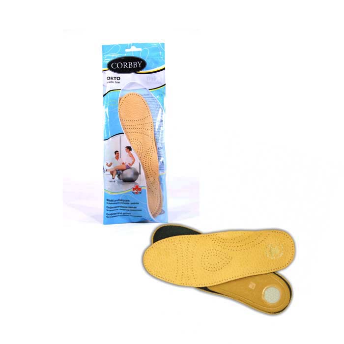 CORBBY Стельки овеч.кожа Orto 45 жест.супинатор.акт.угол