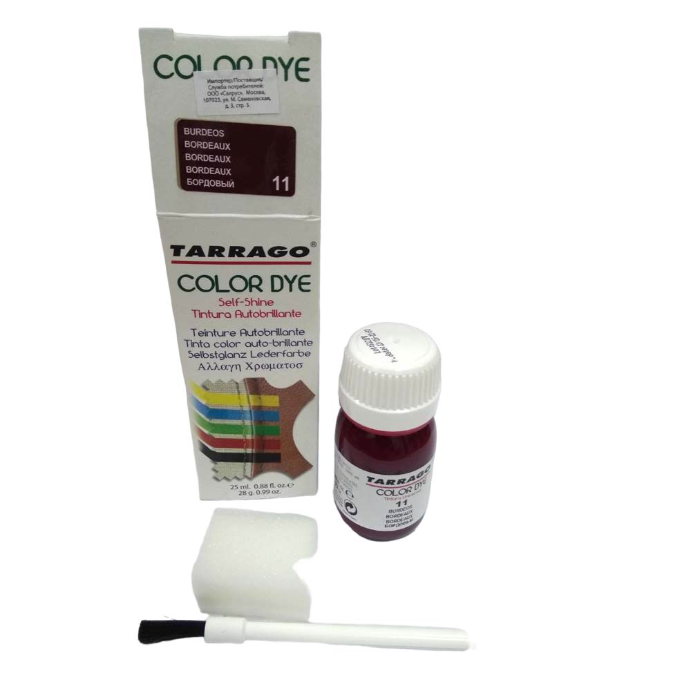 TARRAGO Краситель 25мл для кожи и текстиля Color Dye бордовый (bordeaux) Без скидок