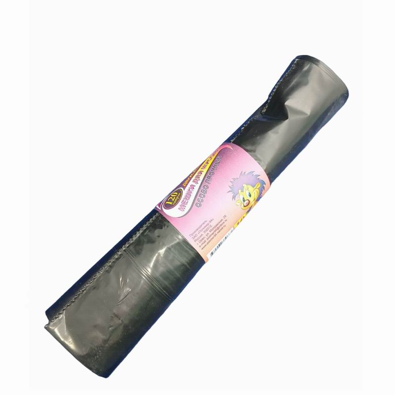Мешки для мусора 120л*10шт р.70х110см 40мкм двухслойные Особопрочные Ёжики (40)