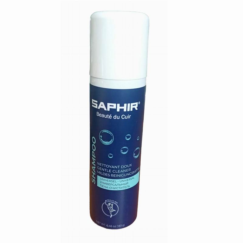 САПФИР Пена очиститель 150мл SHAMPOO для кожи, замши, текстиль