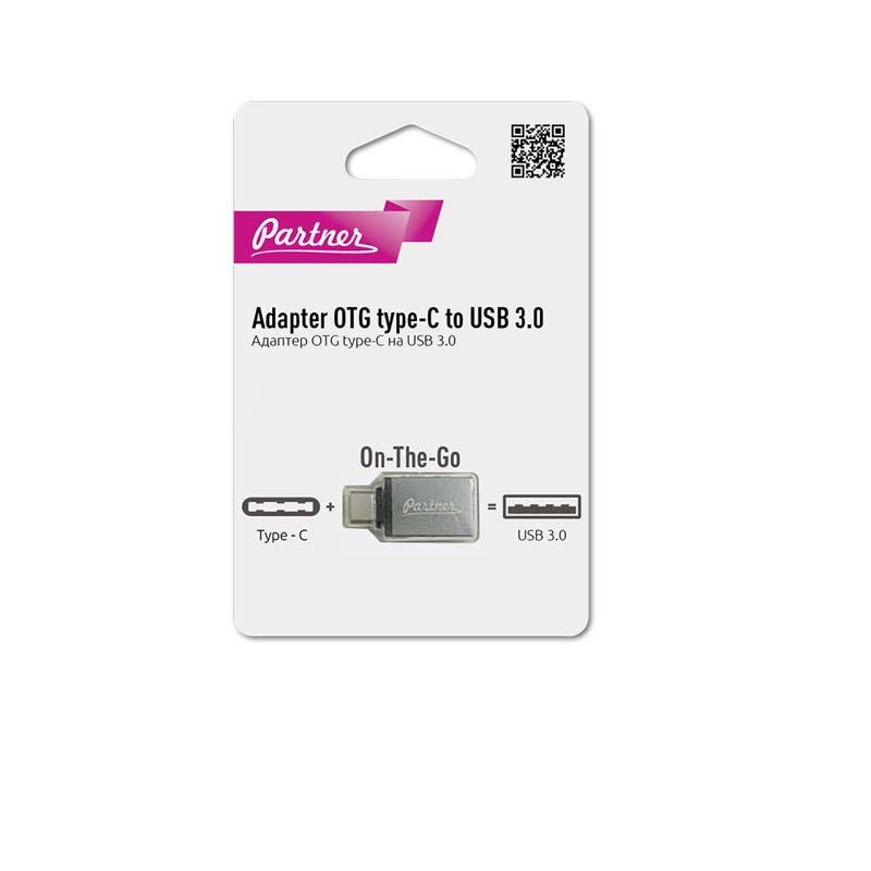 Адаптер On-The-Go type-C USB 3.0 Partner Без скидок