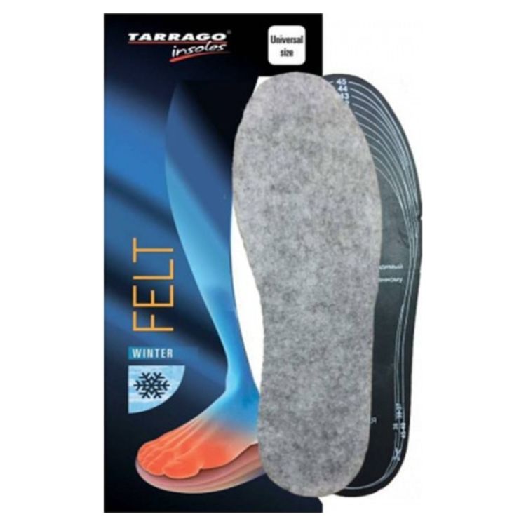 TARRAGO Стельки р.36/46 Войлок на латексе Серые FELT